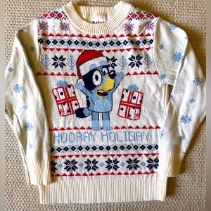 Bluey holiday sweater, 3T